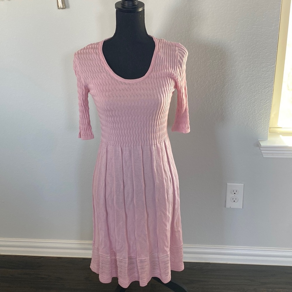 Missoni scoop neck knit dress